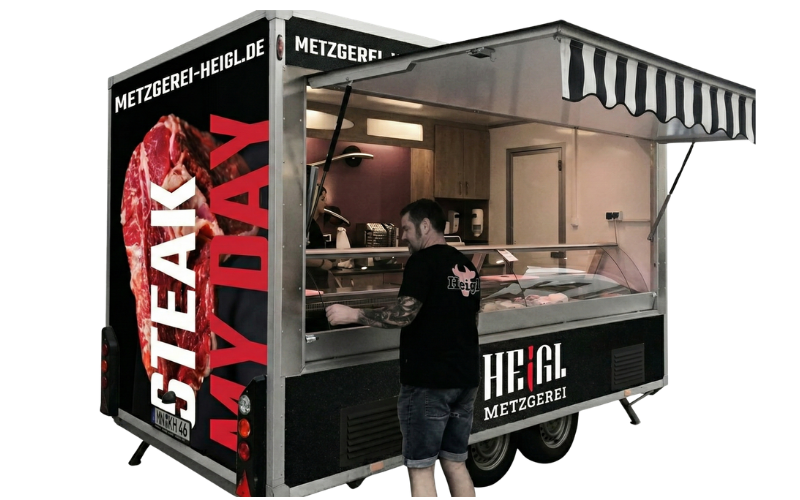 Heigl Stand am BIG RED TOUR Event Memmingen